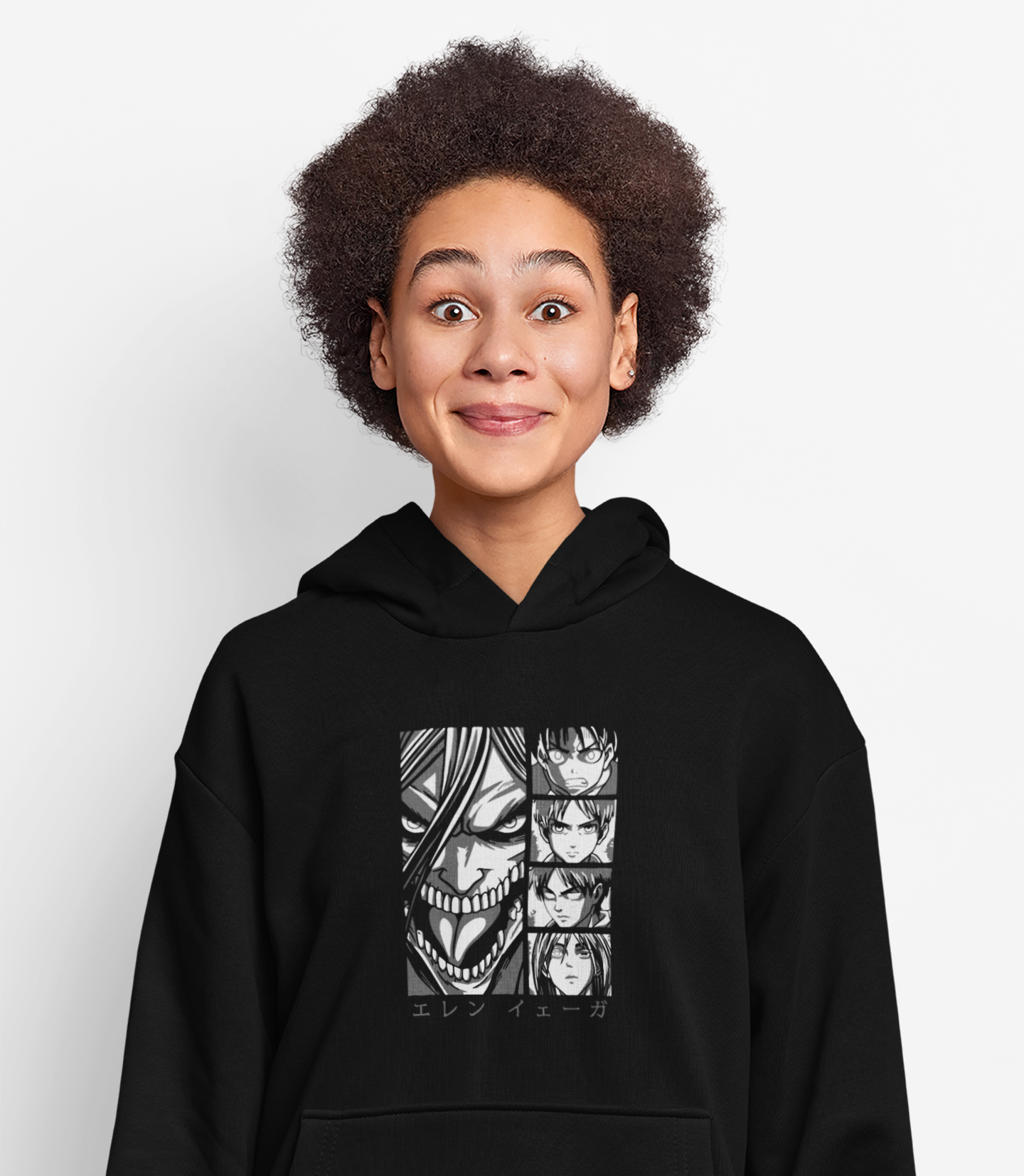 “From Boy to Titan” Eren Yeager Evolution Hoodie