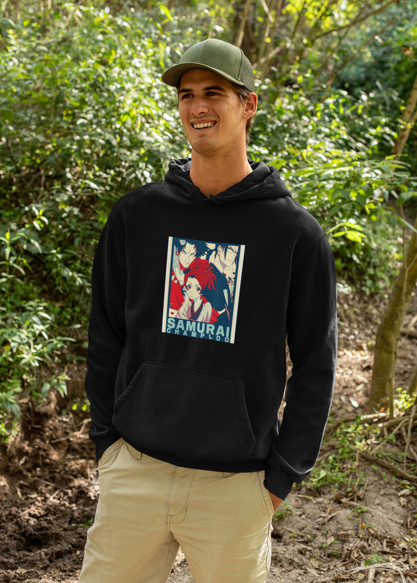 Retro Road Poster Hoodie